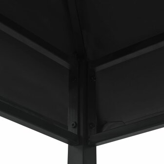 Barbecue paviljoen 240x150x255 cm staal antraciet