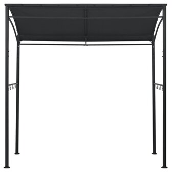 Barbecue paviljoen 215x150x220 cm staal antraciet