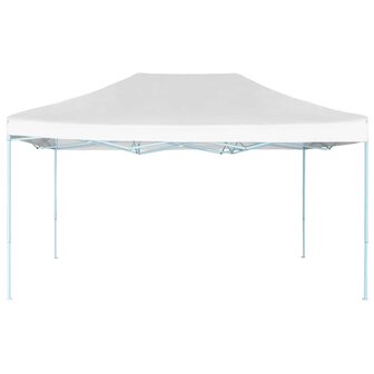 Partytent inklapbaar 3x4,5 m wit