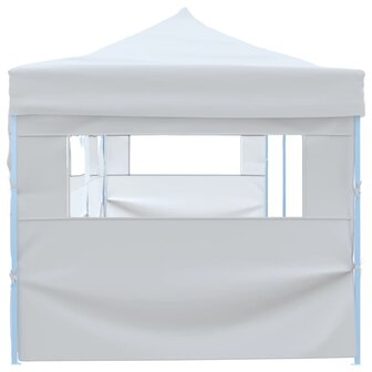 Partytent pop-up met 5 zijwanden 3x9 m wit