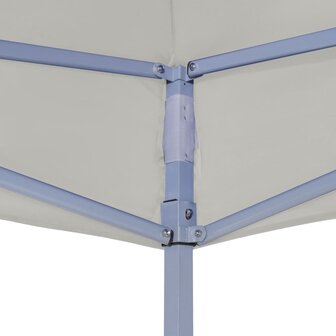 Partytent professioneel inklapbaar 2x2 m staal cr&egrave;me