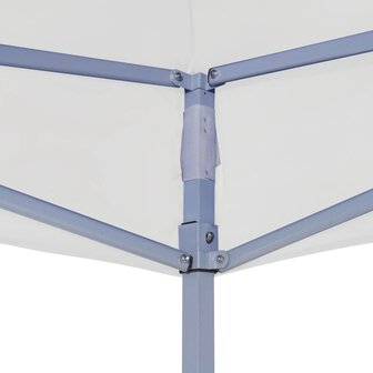 Partytent professioneel inklapbaar 2x2 m staal wit