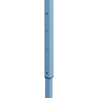 Partytent met 4 zijwanden inklapbaar 3x4 m staal blauw