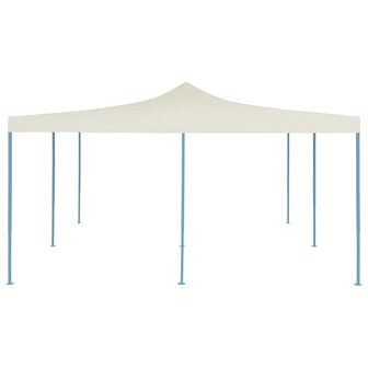 Prieel inklapbaar 5x5 m cr&egrave;me
