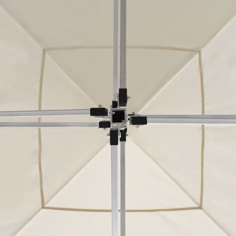 Partytent professioneel inklapbaar 2x2 m aluminium cr&egrave;me