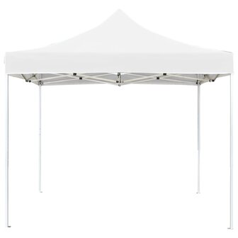 Partytent professioneel inklapbaar 2x2 m aluminium wit