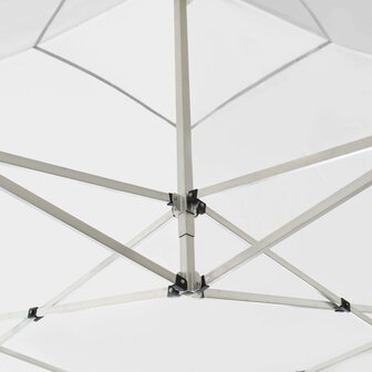 Partytent professioneel inklapbaar 2x2 m aluminium wit