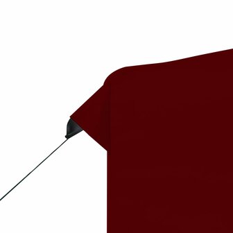 Partytent inklapbaar met wanden 2x2 m aluminium bordeauxrood