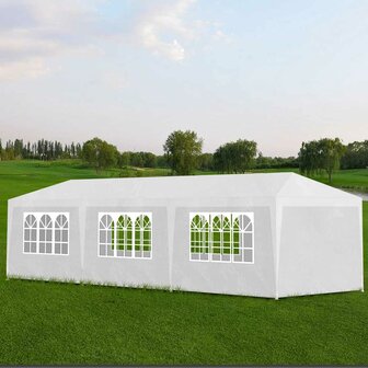 Partytent 3x9 m wit