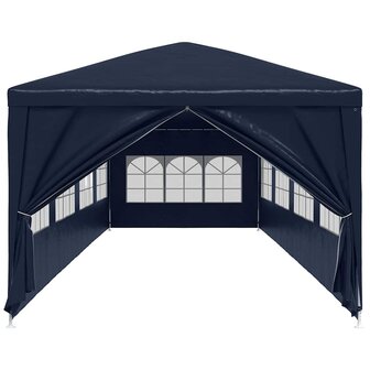 Partytent 3x12 m blauw