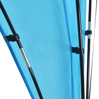 Partytent boog 450x450x265 cm lichtblauw