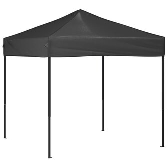 Partytent inklapbaar 2x2 m antracietkleurig