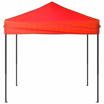 Partytent inklapbaar 2x2 m rood