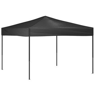 Partytent inklapbaar 3x3 m antracietkleurig