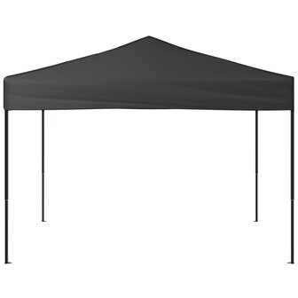 Partytent inklapbaar 3x3 m antracietkleurig