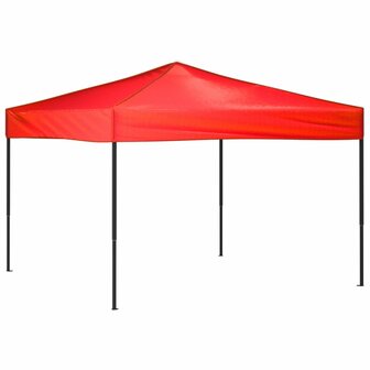 Partytent inklapbaar 3x3 m rood