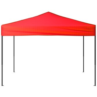 Partytent inklapbaar 3x3 m rood
