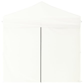 Partytent inklapbaar met zijwanden 2x2 m wit
