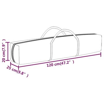Partytent inklapbaar met zijwanden 2x2 m taupe