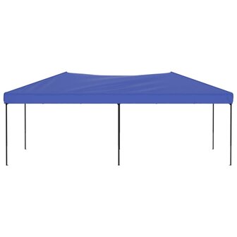 Partytent inklapbaar 3x6 m blauw