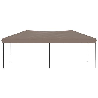 Partytent inklapbaar 3x6 m taupe