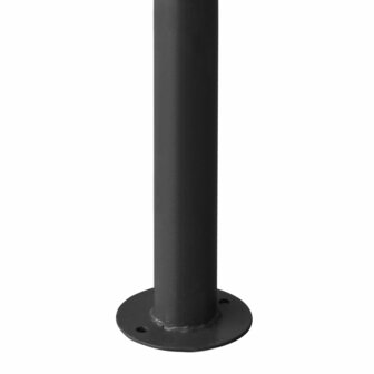 Prieel 4x4 m 180 g/m&sup2; stof en staal wit