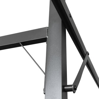 Pergola met uitschuifbaar dak 589x292x230 taupe