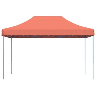 Partytent inklapbaar pop-up 440x292x315 cm terracotta