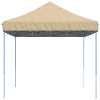 Partytent inklapbaar pop-up 440x292x315 cm beige