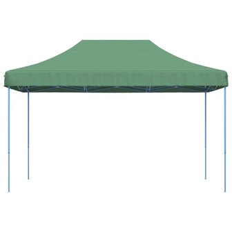 Partytent inklapbaar pop-up 440x292x315 cm groen