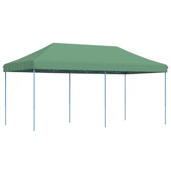 Partytent inklapbaar pop-up 580x292x315 cm bruin