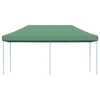 Partytent inklapbaar pop-up 580x292x315 cm bruin