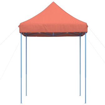 Partytent inklapbaar pop-up 200x200x306 cm terracotta