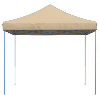 Partytent inklapbaar pop-up 292x292x315 cm beige