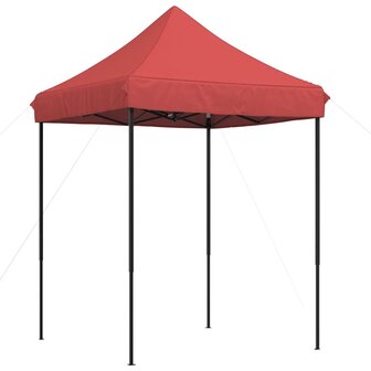 Partytent inklapbaar pop-up 200x200x306 cm bordeauxrood
