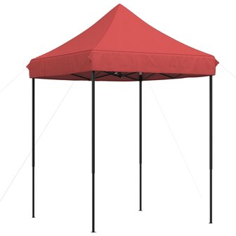 Partytent inklapbaar pop-up 200x200x306 cm bordeauxrood