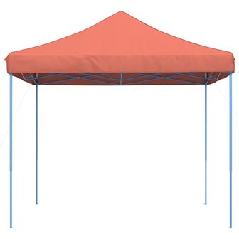 Partytent inklapbaar pop-up 292x292x315 cm terracotta