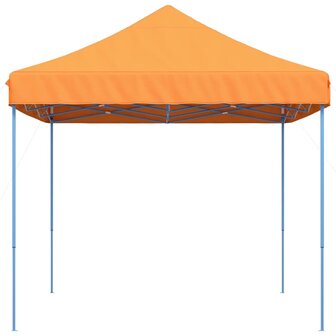 Partytent inklapbaar pop-up 410x279x315 cm oranje