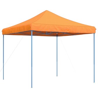 Partytent inklapbaar pop-up 292x292x315 cm oranje