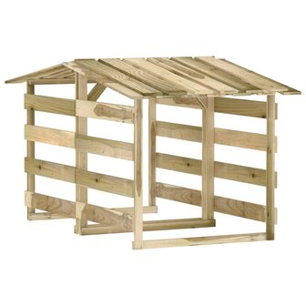 Pergola&#039;s met dak 2 st 100x90x100 cm ge&iuml;mpregneerd grenenhout
