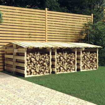 Pergola&#039;s met dak 6 st 100x90x100 cm ge&iuml;mpregneerd grenenhout