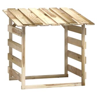 Pergola&#039;s met dak 6 st 100x90x100 cm ge&iuml;mpregneerd grenenhout