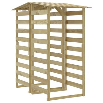 Pergola&#039;s met dak 2 st 100x90x200 cm ge&iuml;mpregneerd grenenhout