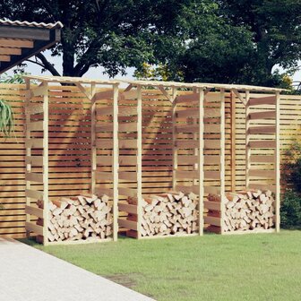 Pergola&#039;s met dak 3 st 100x90x200 cm ge&iuml;mpregneerd grenenhout