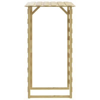 Pergola&#039;s met dak 3 st 100x90x200 cm ge&iuml;mpregneerd grenenhout