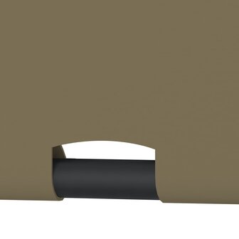 Pergola met uittrekbaar dak 180 g/m&sup2; 3x3 m taupe