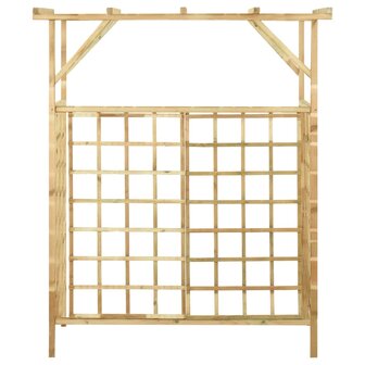 Pergola voor 2 containers ge&iuml;mpregneerd grenenhout