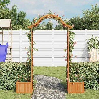 Pergola met plantenbak massief vurenhout