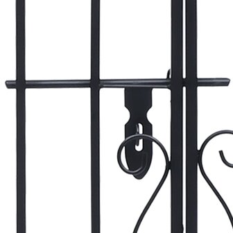 Poort decoratief 122x20,5x100 cm smeedijzer