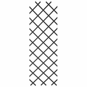 Tuinlatwerk 50x150 cm PVC antracietkleurig